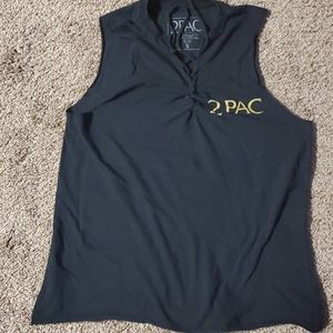 2 PAC lace up tank